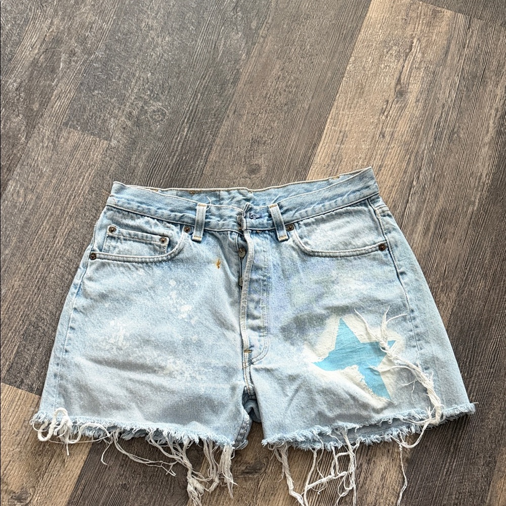 Stylish Distressed Denim Shorts